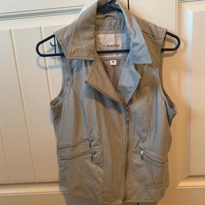 Faux Leather Vest